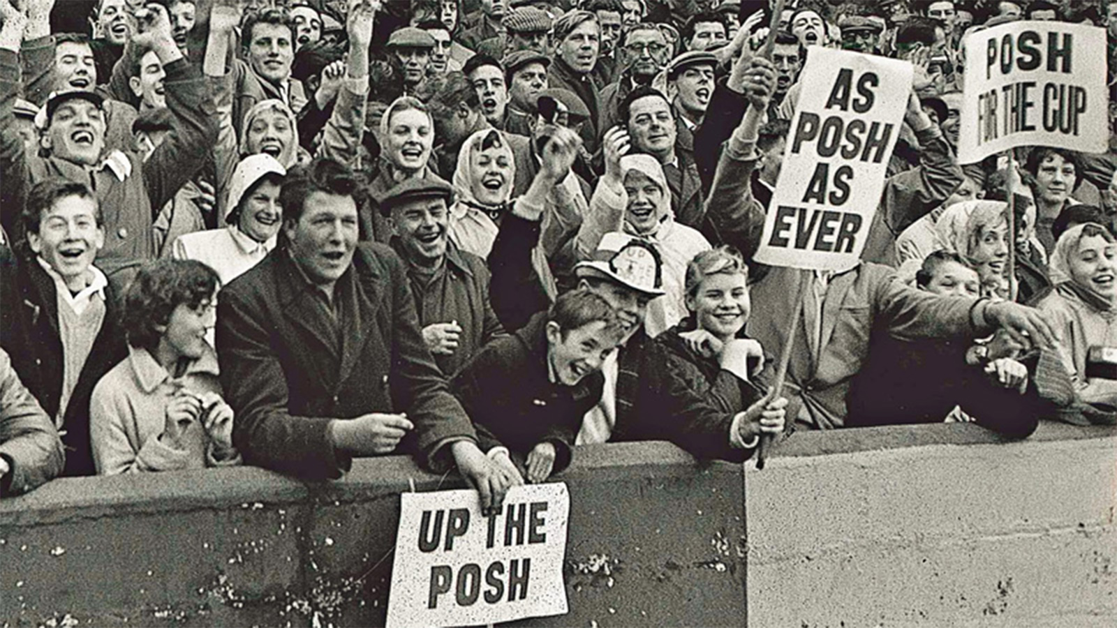 Fans watching from the terraces