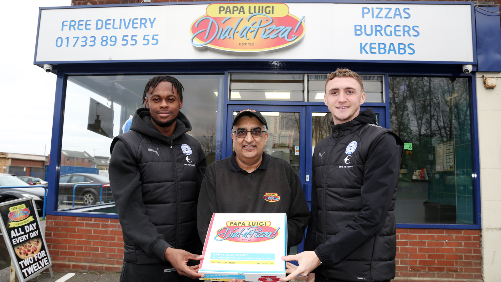 Papa Luigi Providing Pizzas For Post-Match Food For Players