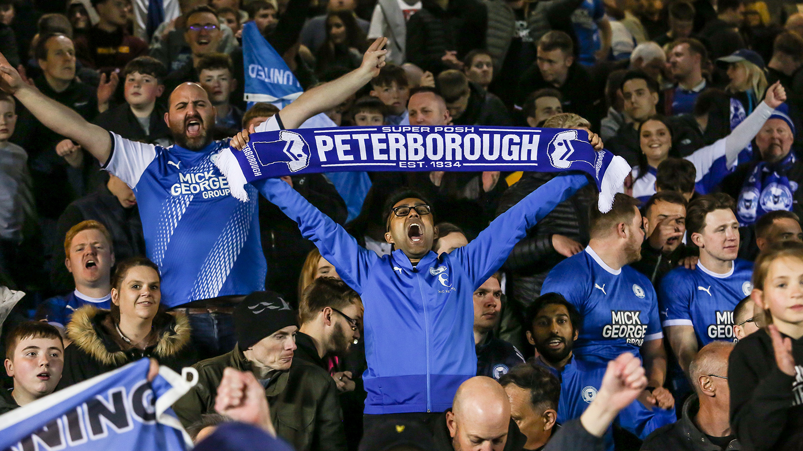 Posh Fans v Sheffield Wednesday