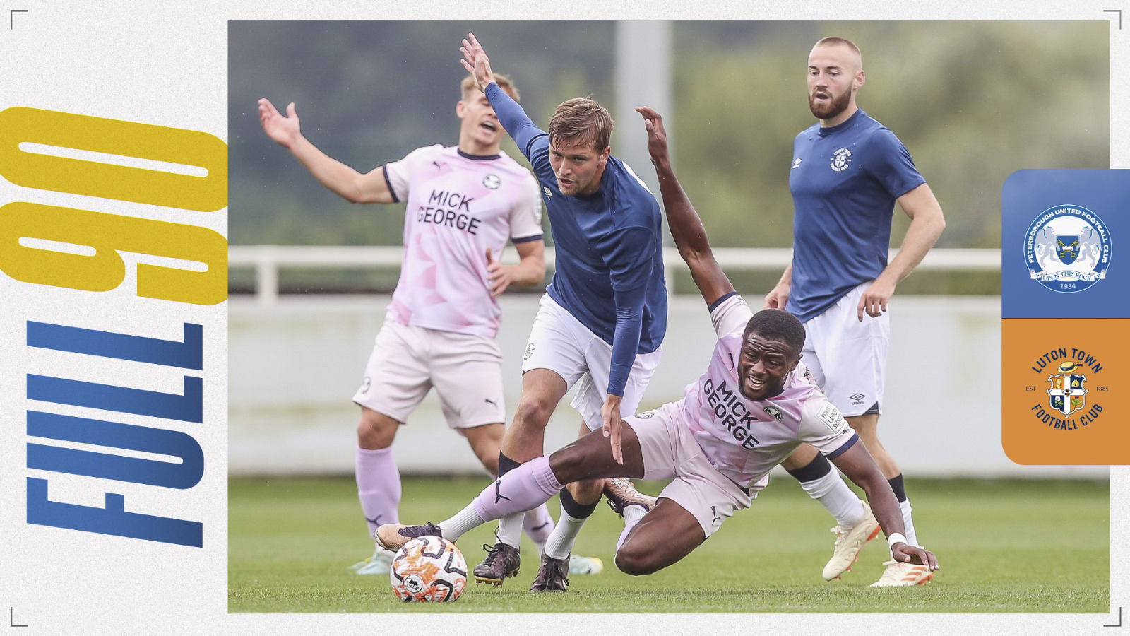 Watch Friendly Fixture With Luton LIVE on Posh+