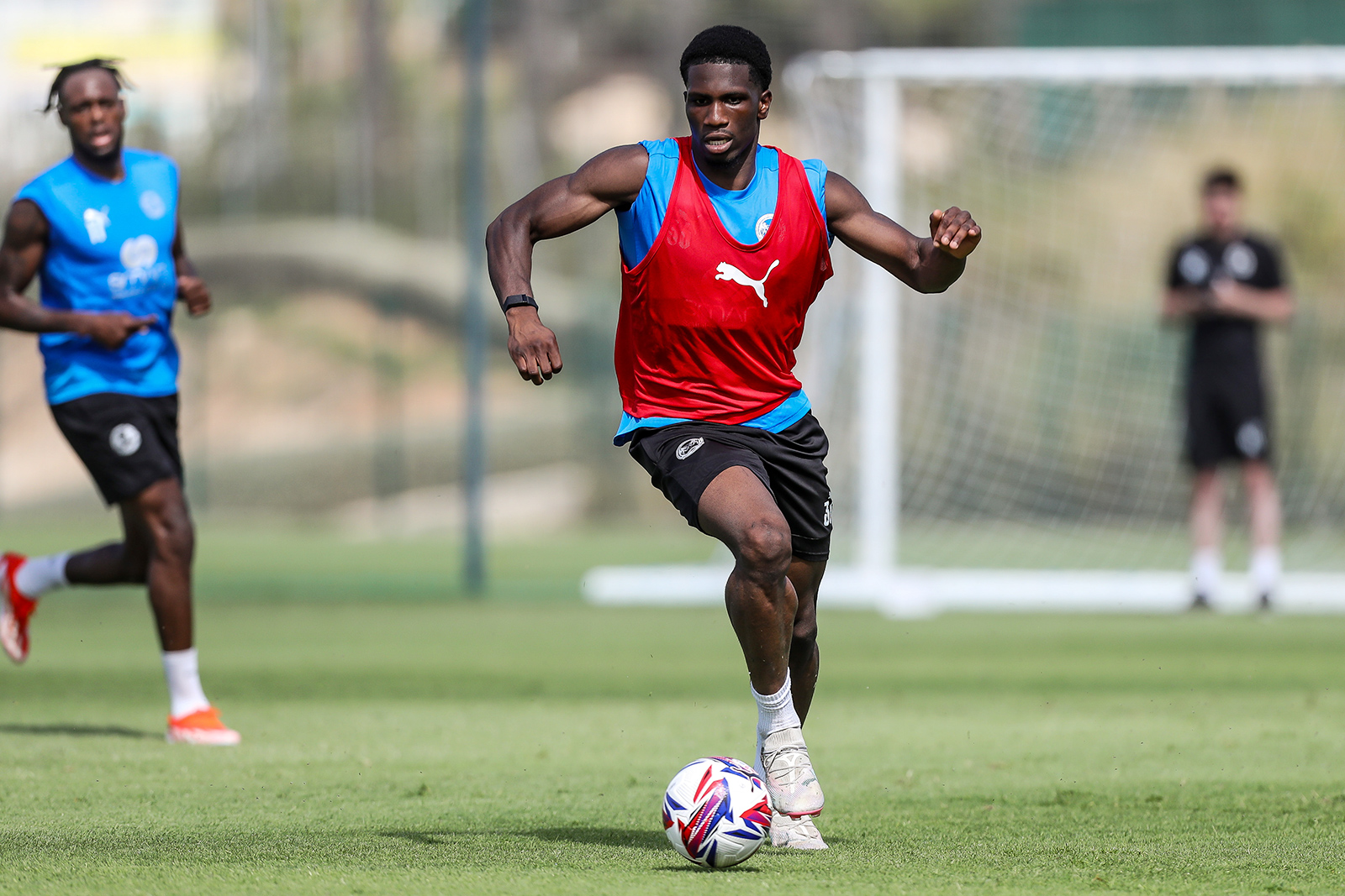 Pemi Aderoju in training