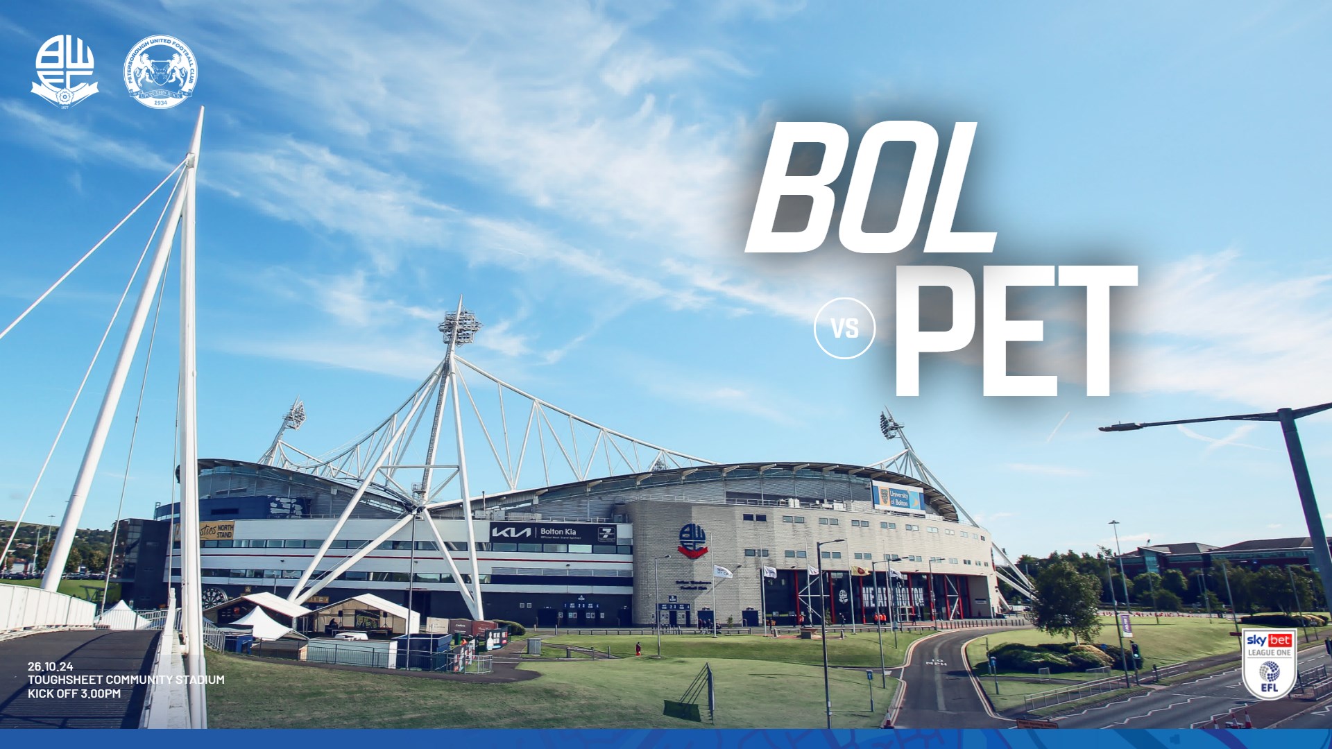 Bolton Wanderers v Posh