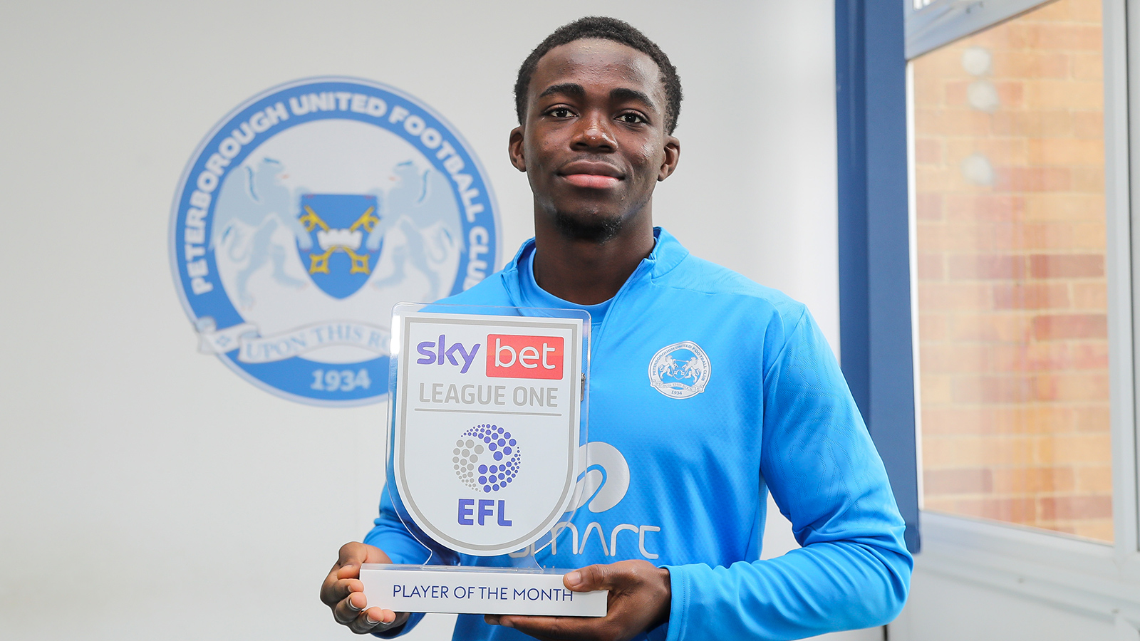 The Sky Bet League One Player of the Month for September, Kwame Poku