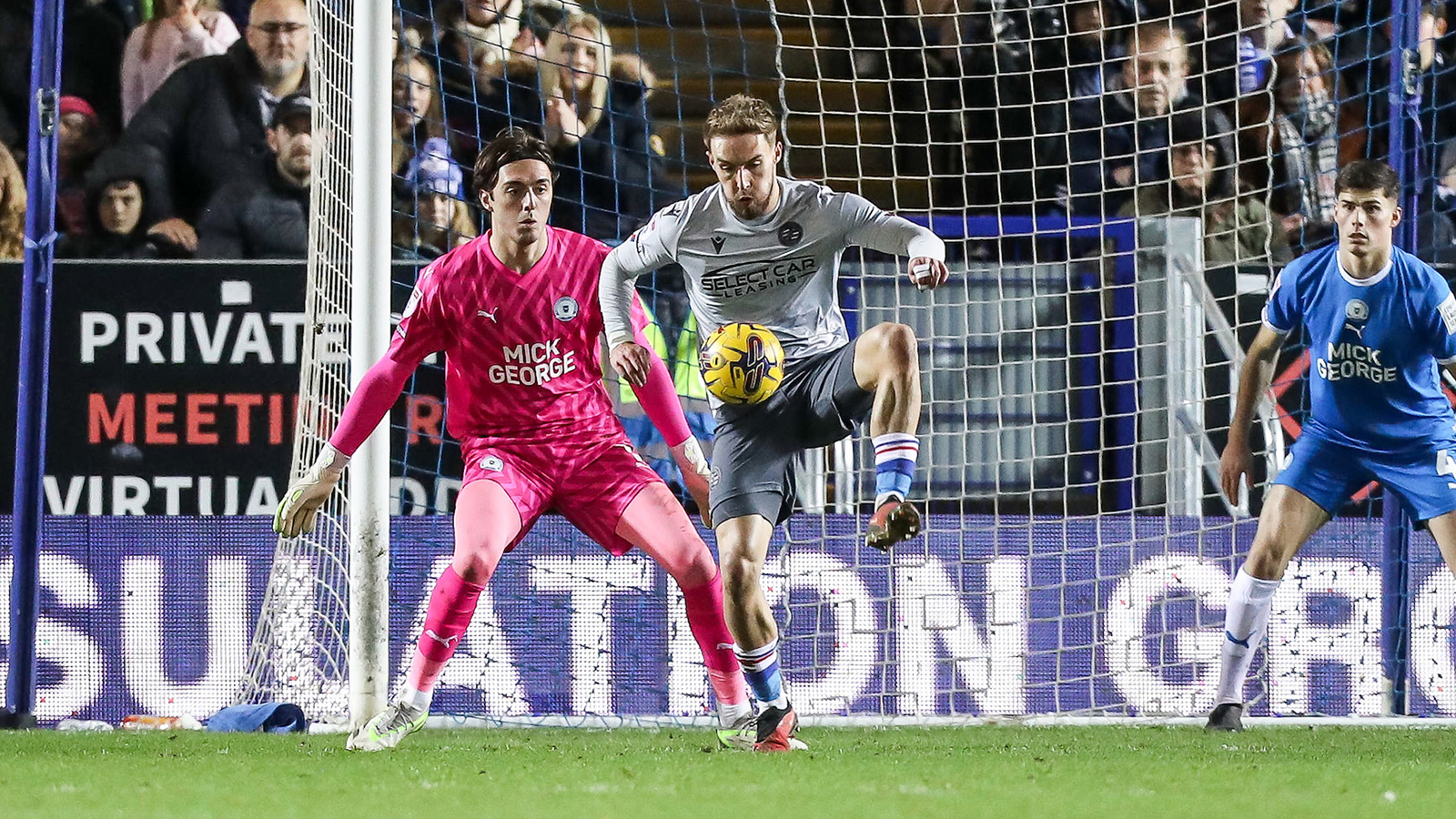 Sam Smith in action for Reading against Posh