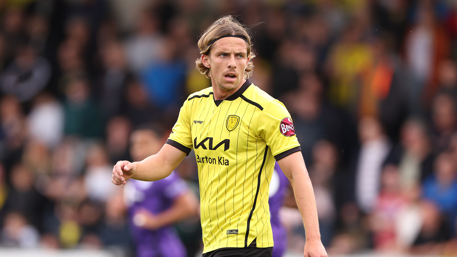 Danilo Orsi in action for Burton Albion