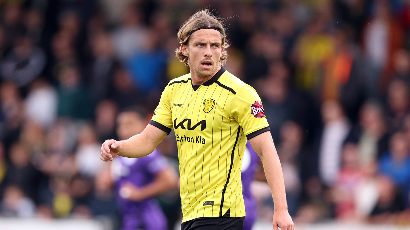 Danilo Orsi in action for Burton Albion