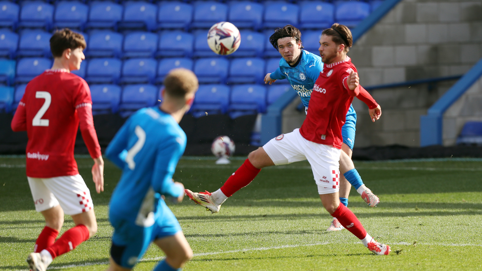 Chris Conn-Clarke scores against Bristol City U21s