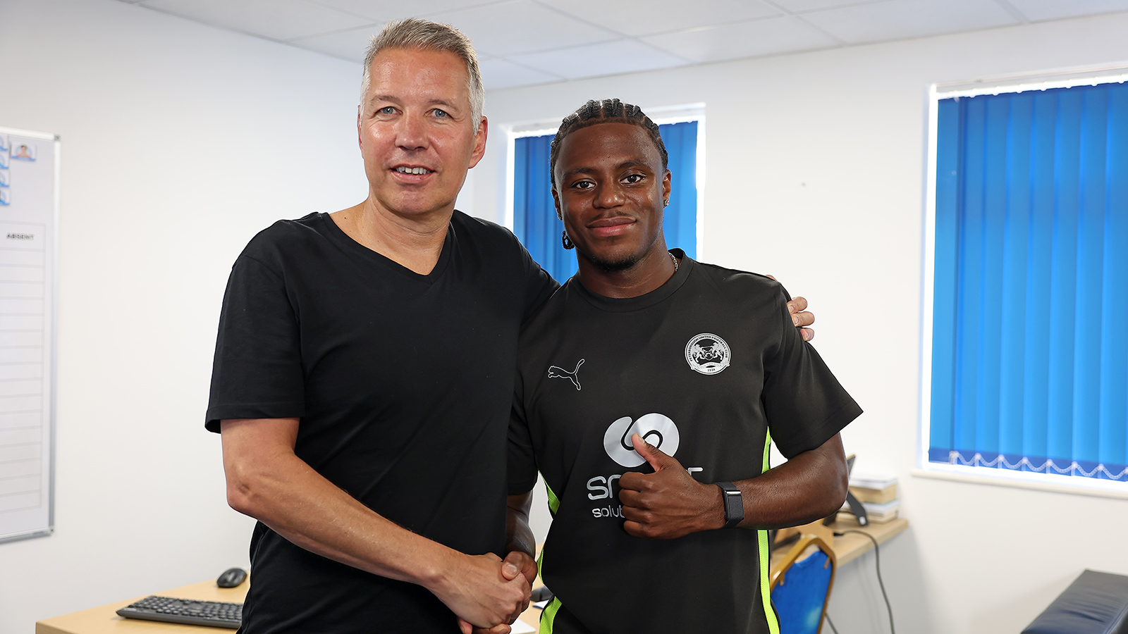 Posh boss Darren Ferguson welcomes Declan Frith
