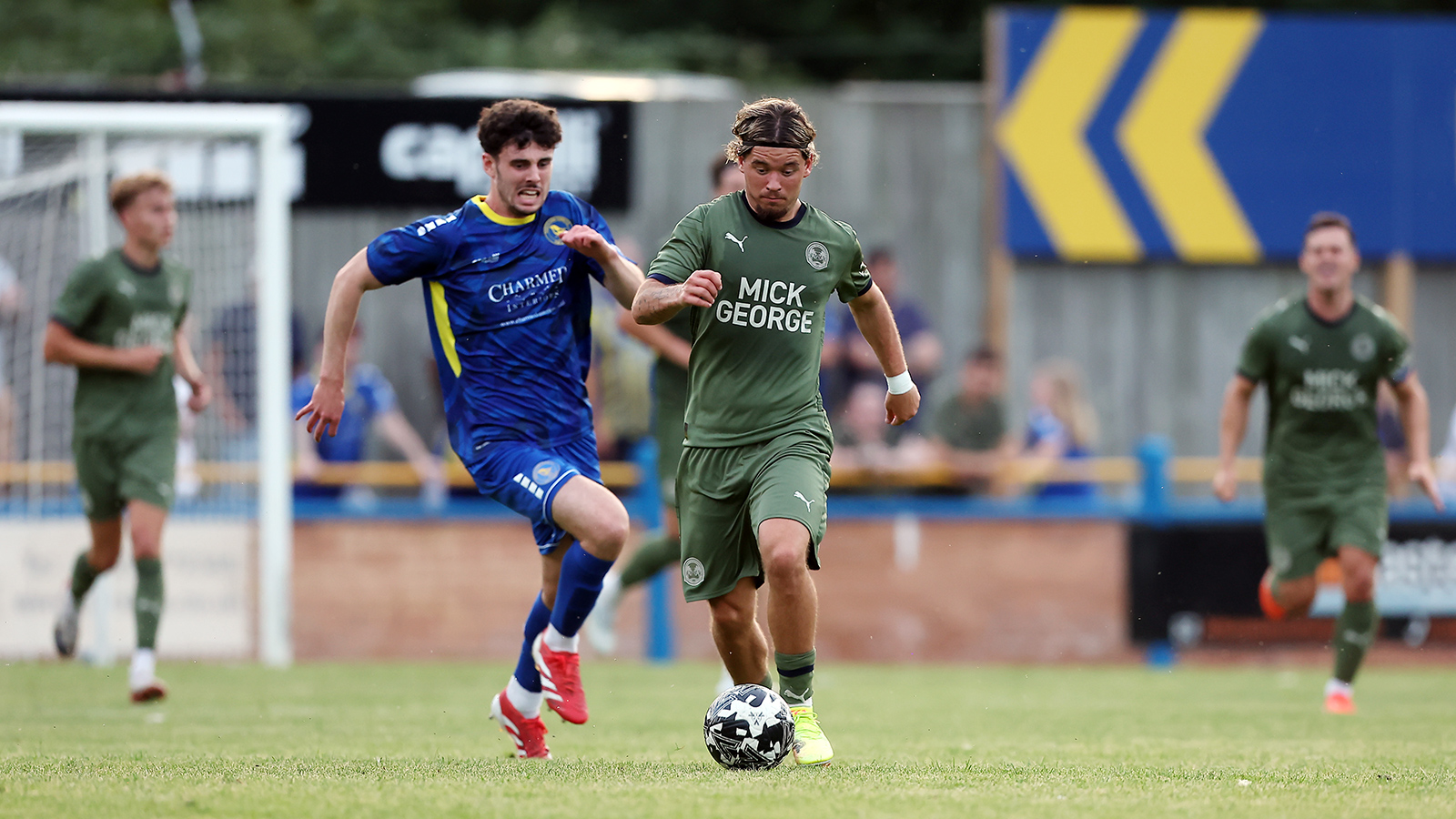 Chris Conn-Clarke in action against King's Lynn Town