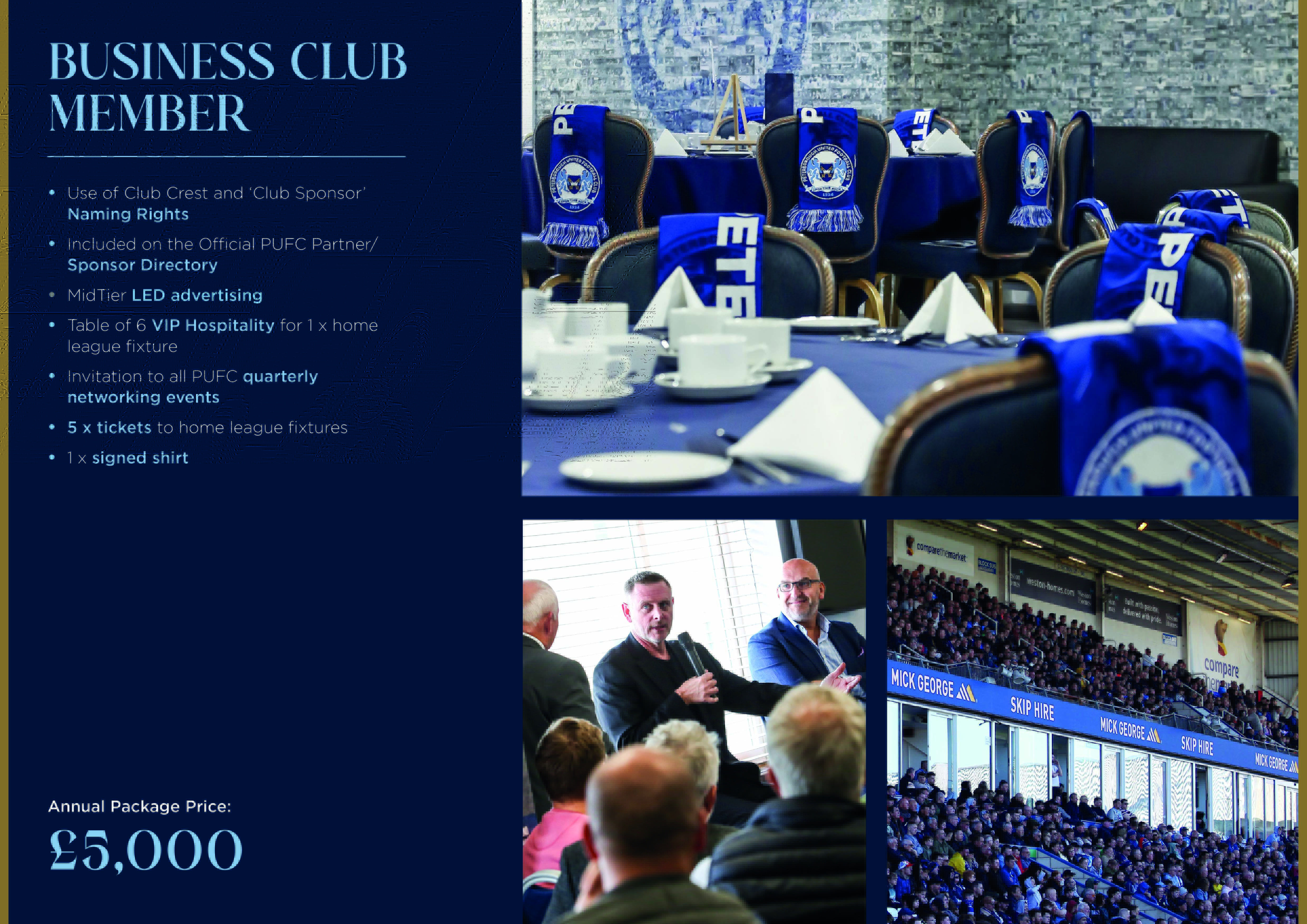 businessclub packages
