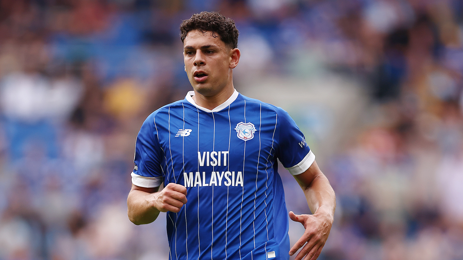 Cardiff City's Yousef Salech