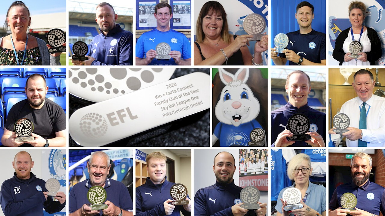Posh Earn Family Club Of The Year Accolade Peterborough United The Posh