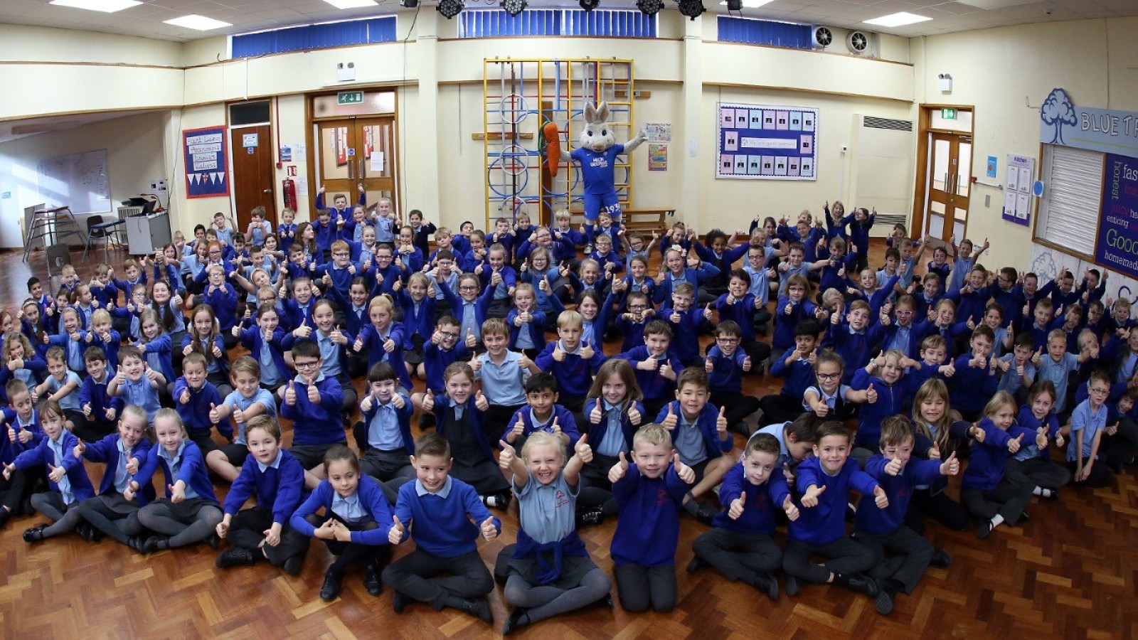 Posh Visit Park Lane Primary School Peterborough United The Posh