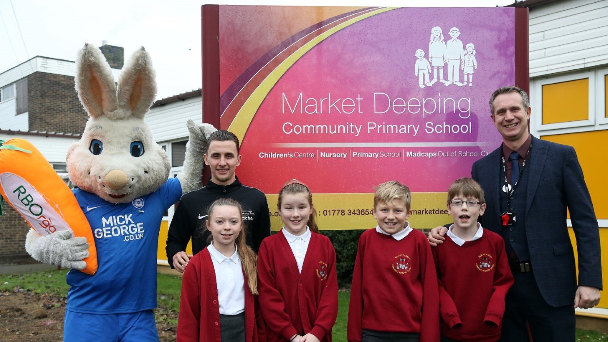 Posh Visit Market Deeping Community Primary School Peterborough