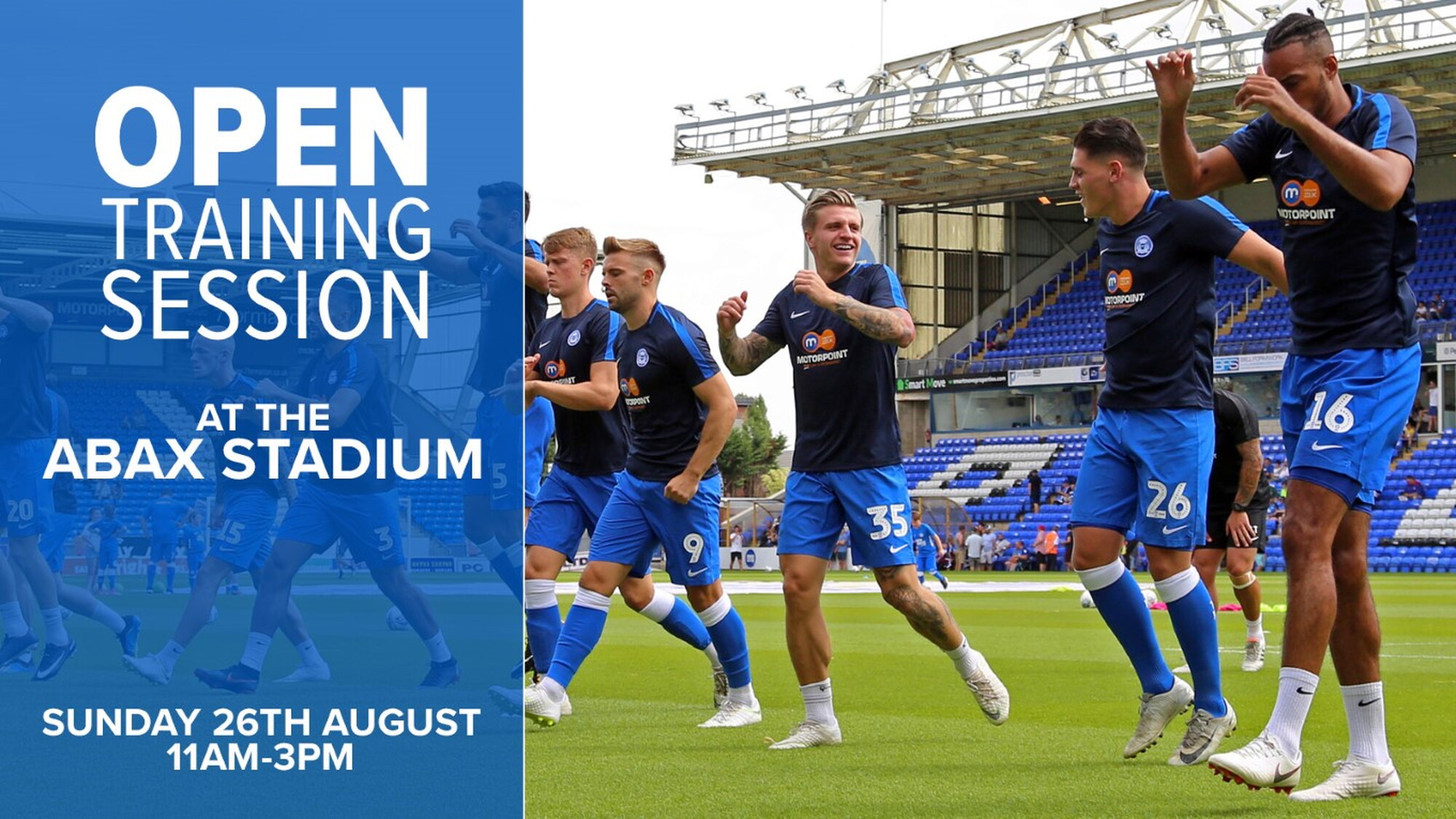 Open Training Session And Signing Session Information | Peterborough ...