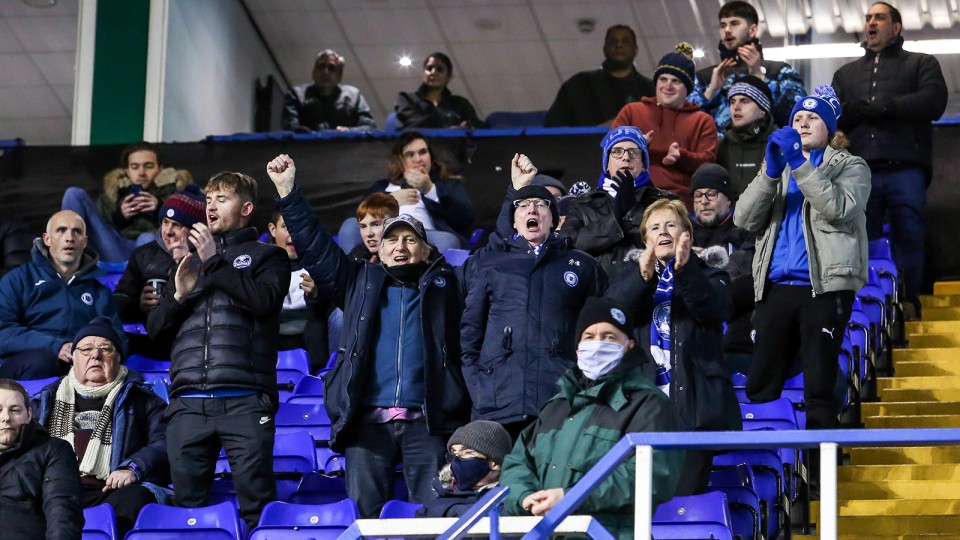 Posh Fans at Birmingham City