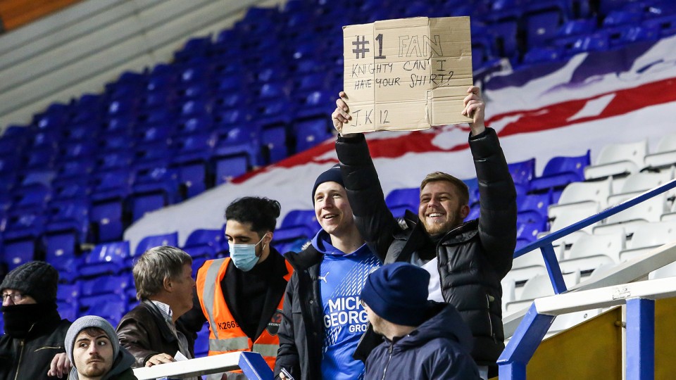 Posh Fans at Birmingham City