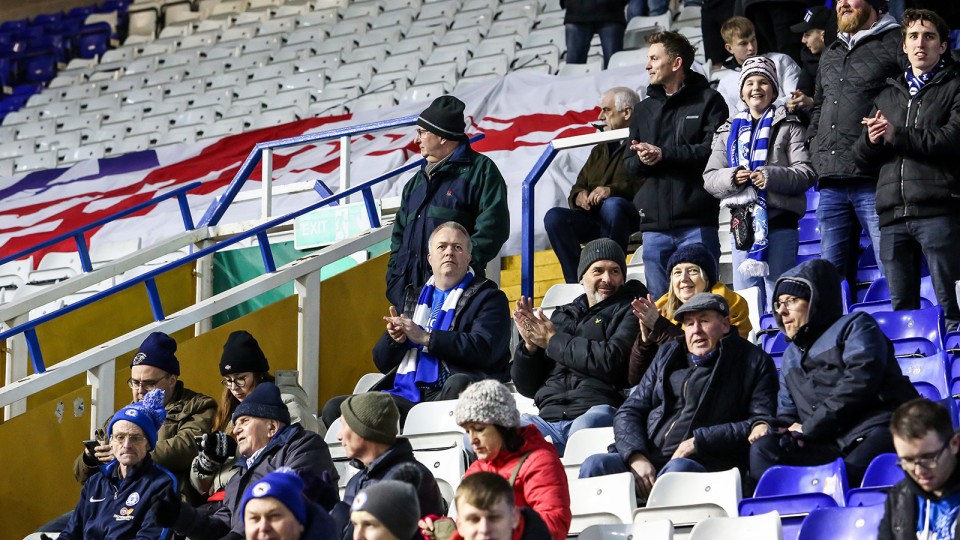 Posh Fans at Birmingham City