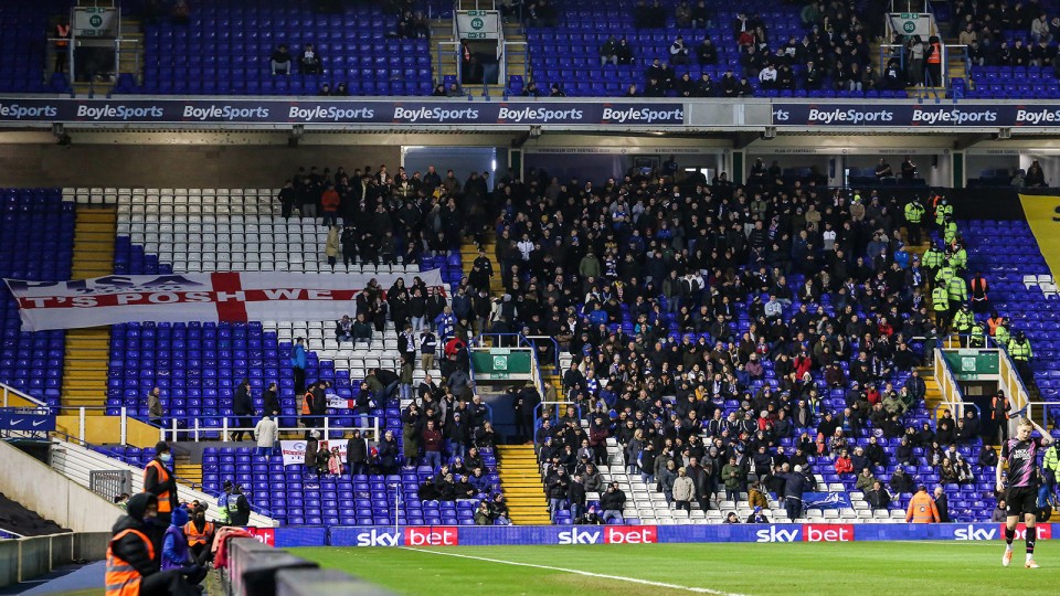 Posh Fans at Birmingham City