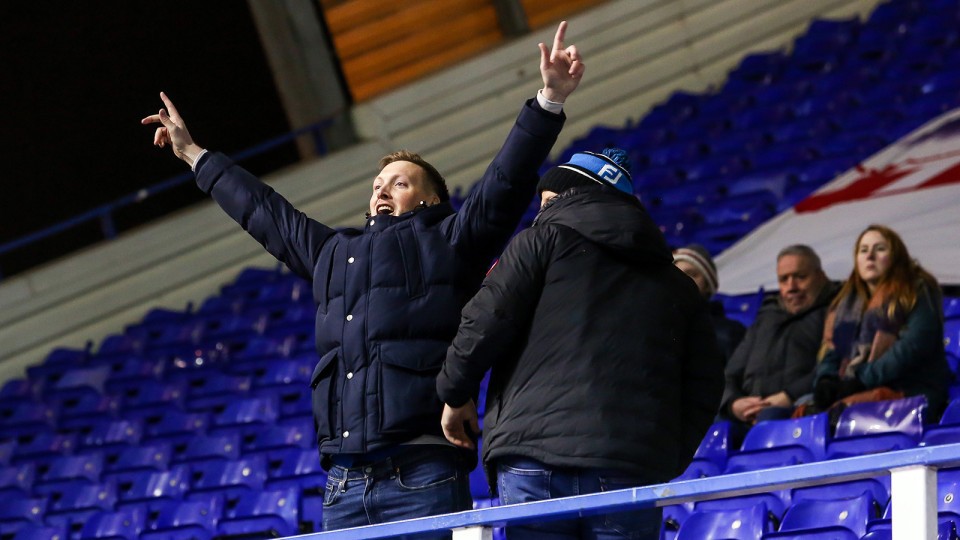 Posh Fans at Birmingham City