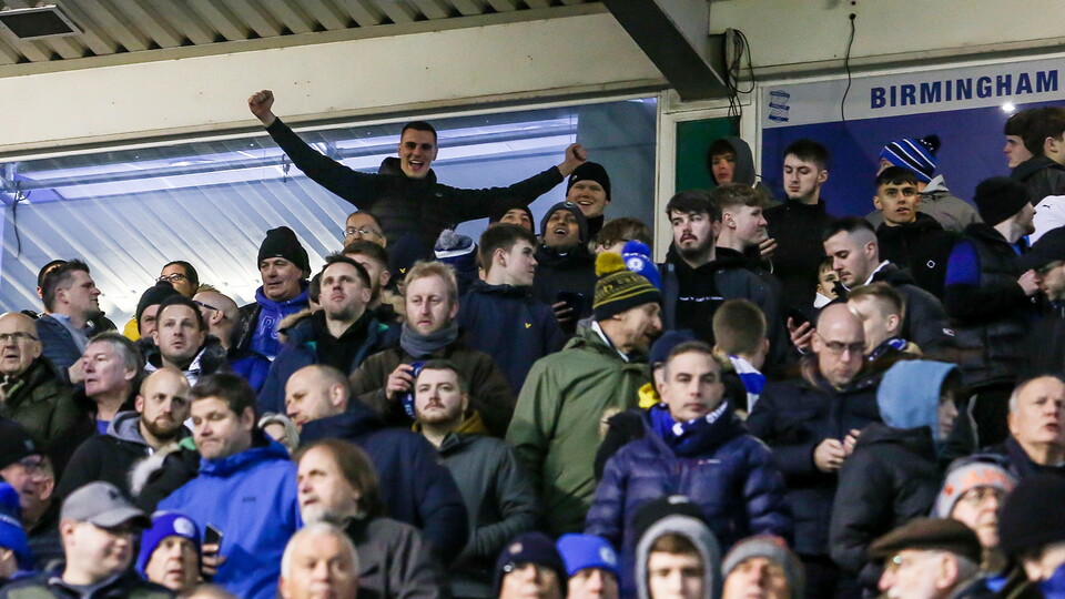 Posh Fans at Birmingham City