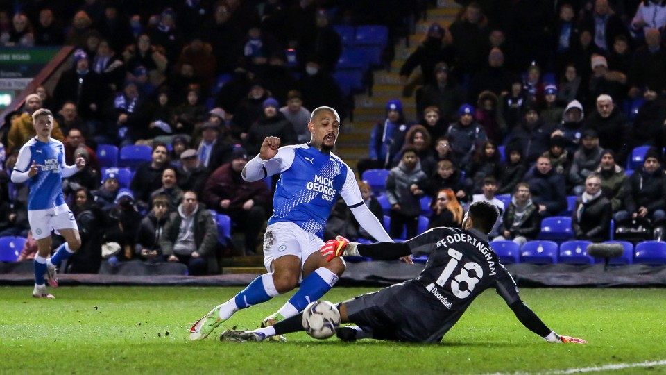 Posh v Sheffield United - 29/01/2022