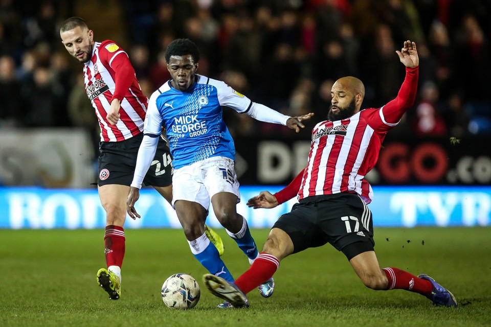 Posh v Sheffield United - 29/01/2022