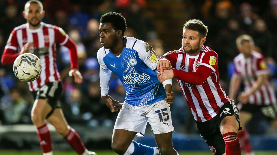 Posh v Sheffield United - 29/01/2022