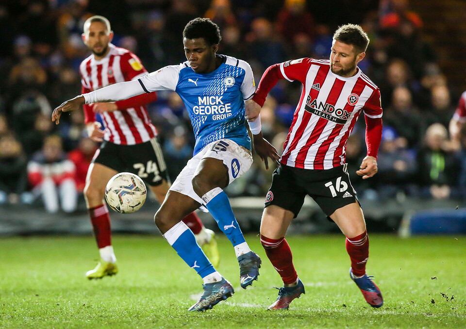 Posh v Sheffield United - 29/01/2022