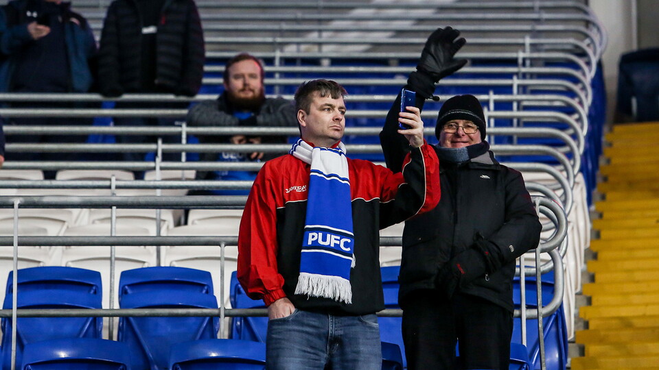 Posh Fans v Cardiff City - 09/02/2022