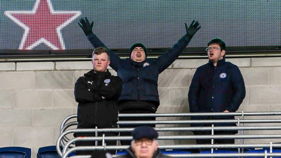 Posh Fans v Cardiff City - 09/02/2022