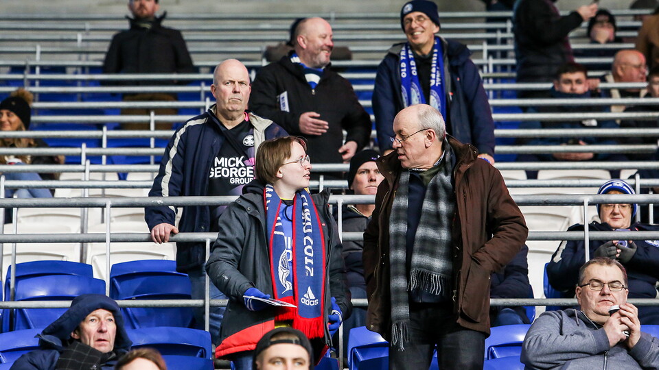 Posh Fans v Cardiff City - 09/02/2022
