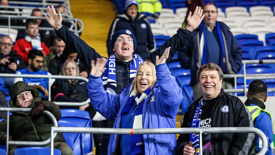 Posh Fans v Cardiff City - 09/02/2022