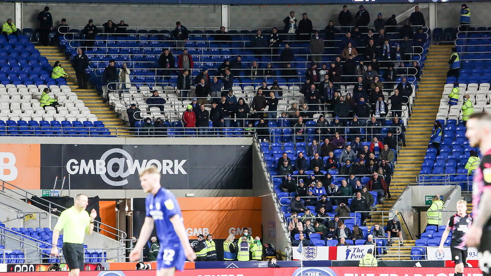Posh Fans v Cardiff City - 09/02/2022
