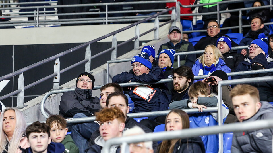 Posh Fans v Cardiff City - 09/02/2022