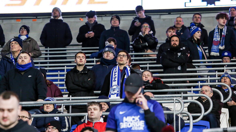 Posh Fans v Cardiff City - 09/02/2022