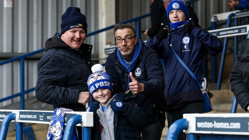 Posh Fans v Preston North End