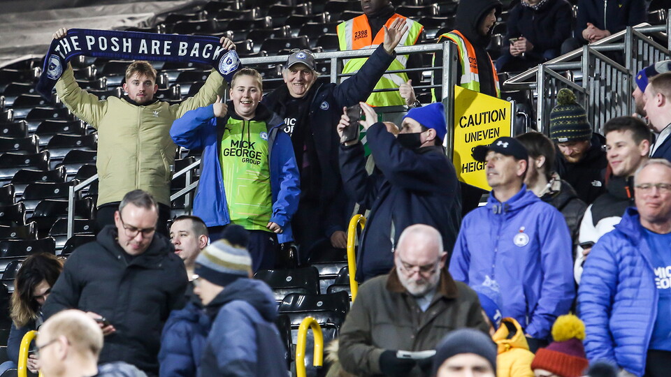 Posh Fans v Fulham - 23/02/2022