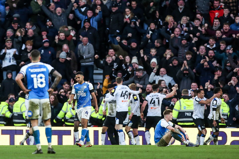 Derby County v Posh - 19/02/22