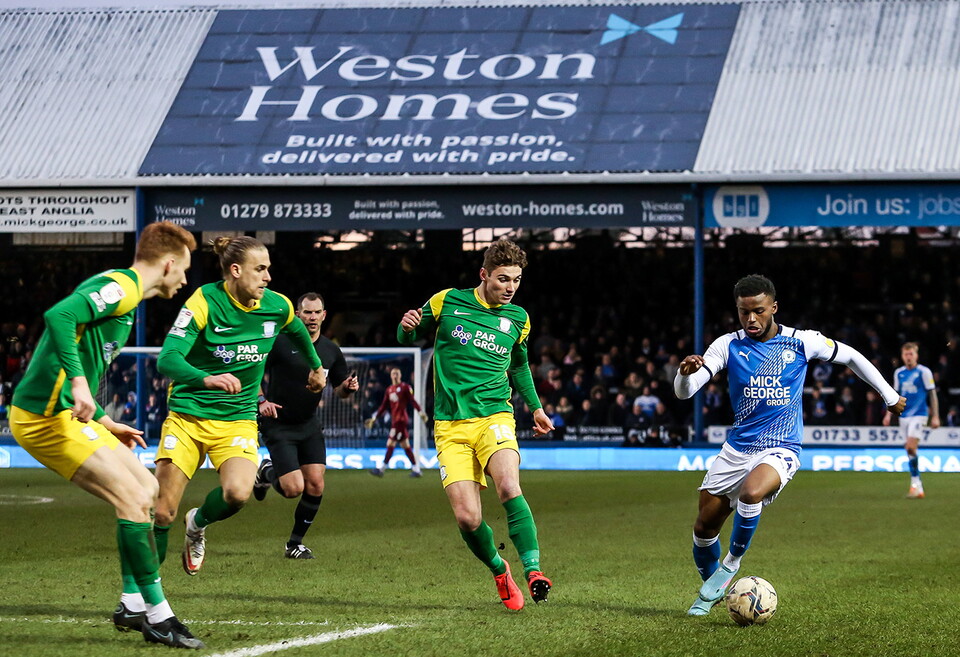Posh v Preston North End - 12/02/2022