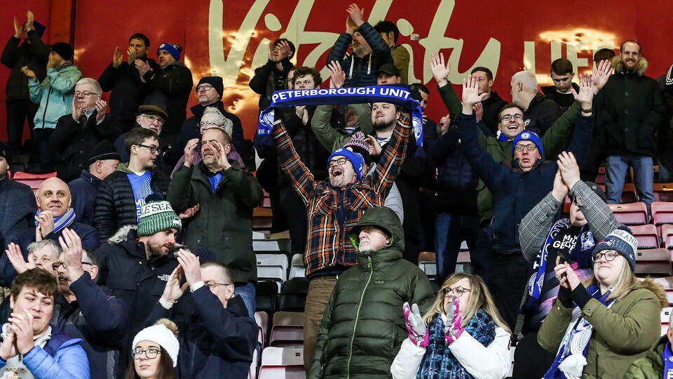 Posh Fans v AFC Bournemouth - 08/03/2022