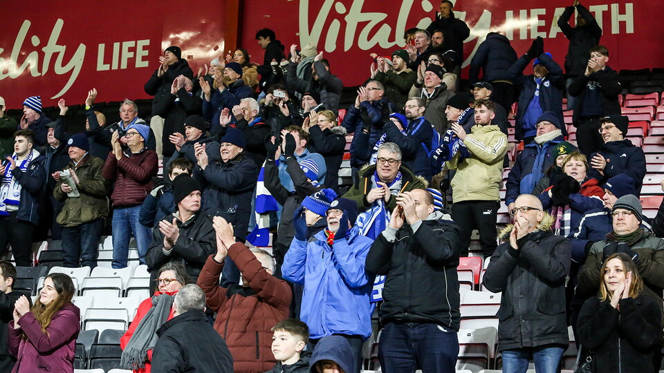 Posh Fans v AFC Bournemouth - 08/03/2022