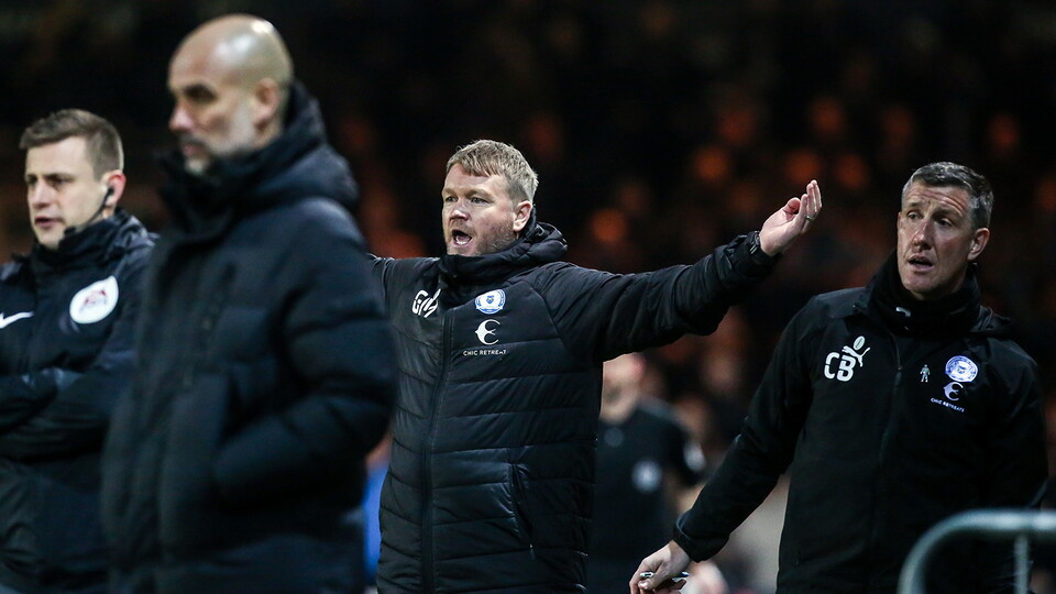 Posh v Manchester City - 01/03/2022