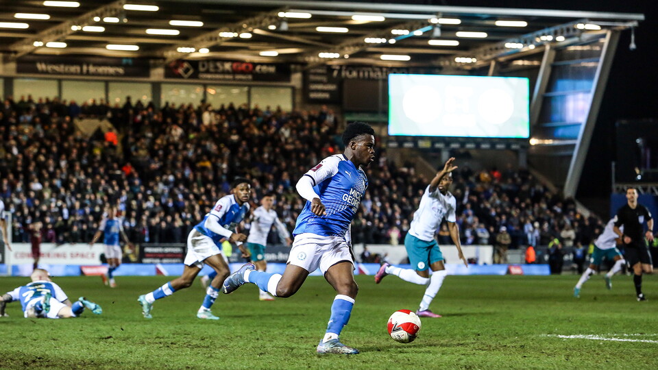 Posh v Manchester City - 01/03/2022