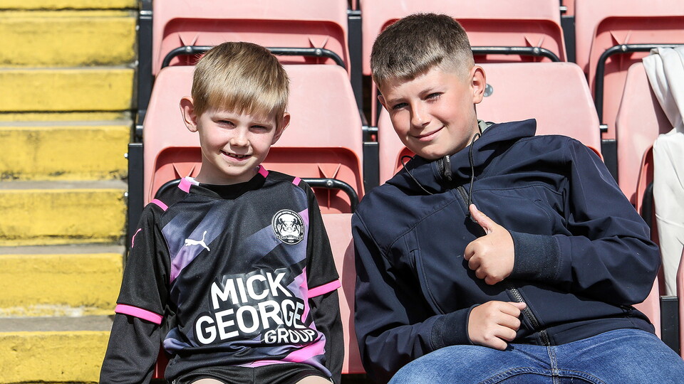 Posh Fans at Barnsley