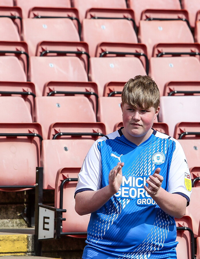 Posh Fans at Barnsley