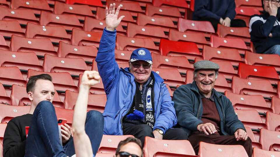 Posh Fans at Barnsley