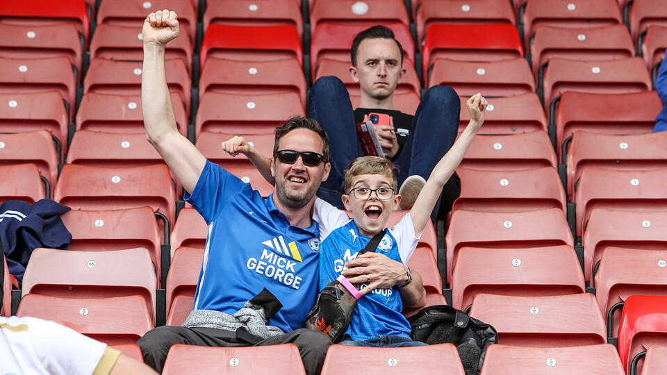 Posh Fans at Barnsley