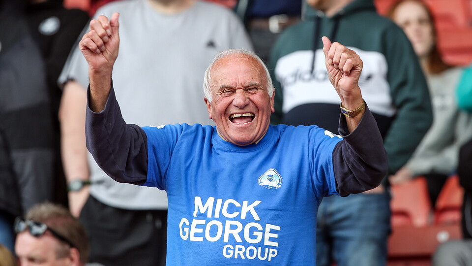 Posh Fans at Barnsley