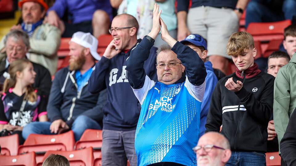 Posh Fans at Barnsley
